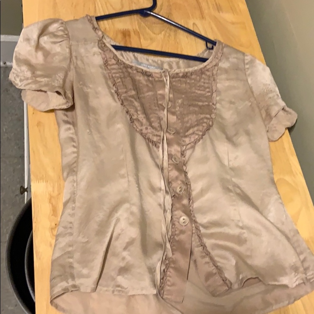 Silk impression blouse